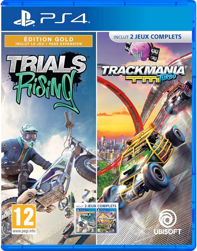 Игра Trials Rising. Gold Edition + Trackmania Turbo (PlayStation 4, Русские субтитры)