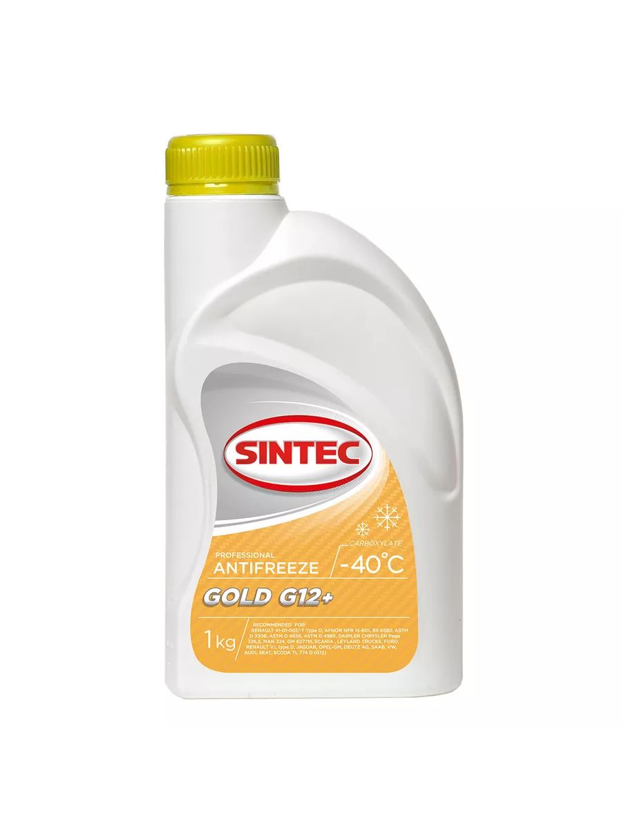 Антифриз Sintec Gold желтый 1кг