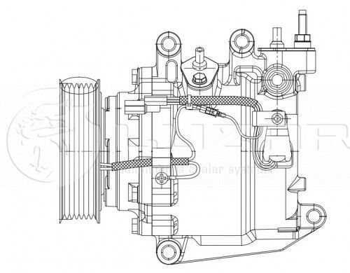 Компрессор HONDA CIVIC 4D/5D (06-) 1.8i