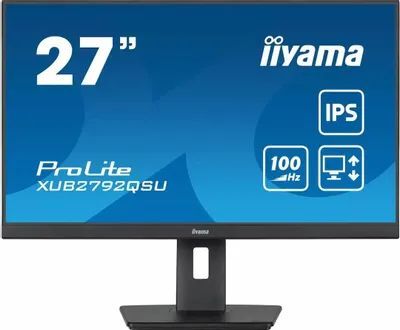 iiyama27"МониторXUB2792UHSU,черный,черно-серый