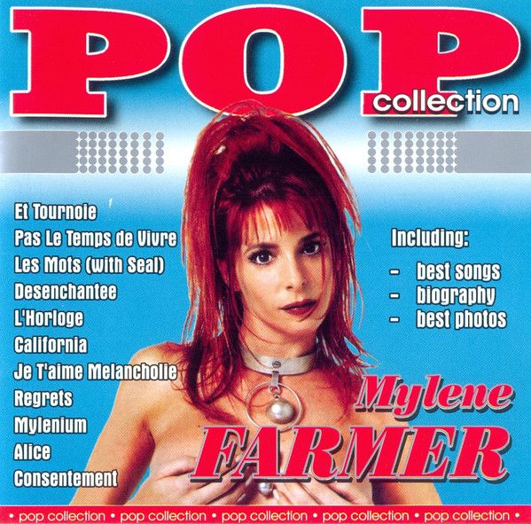 Mylene Farmer - Pop Collection (1CD-Аудио, Россия 2002, Unofficial Release)