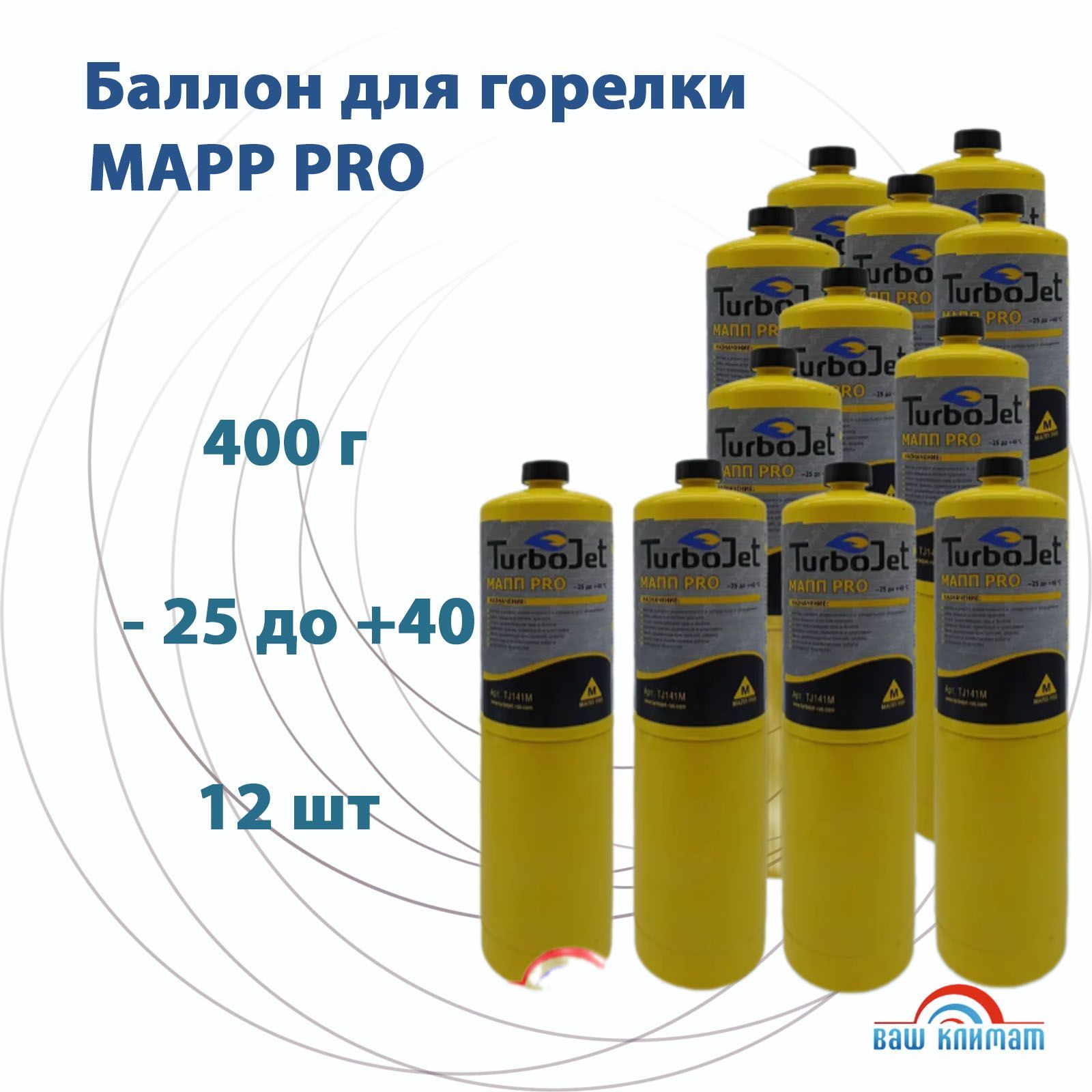 Баллон для горелки МАПП-про (MAPP PRO)