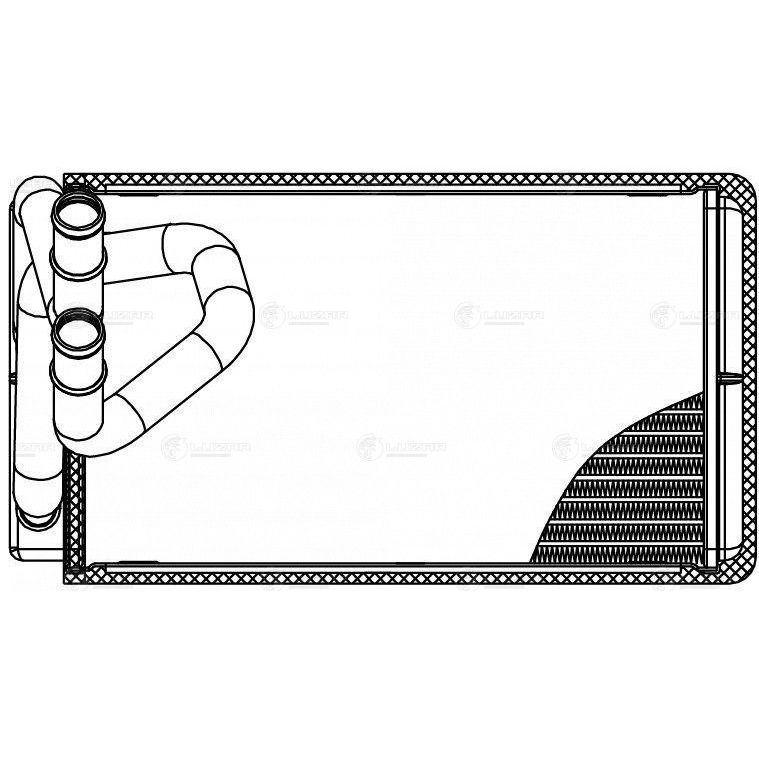 Радиатор отоп. для а/м Nissan Pathfinder (04-)/Navara (04-) (LRh 1419) LUZAR LRh1419
