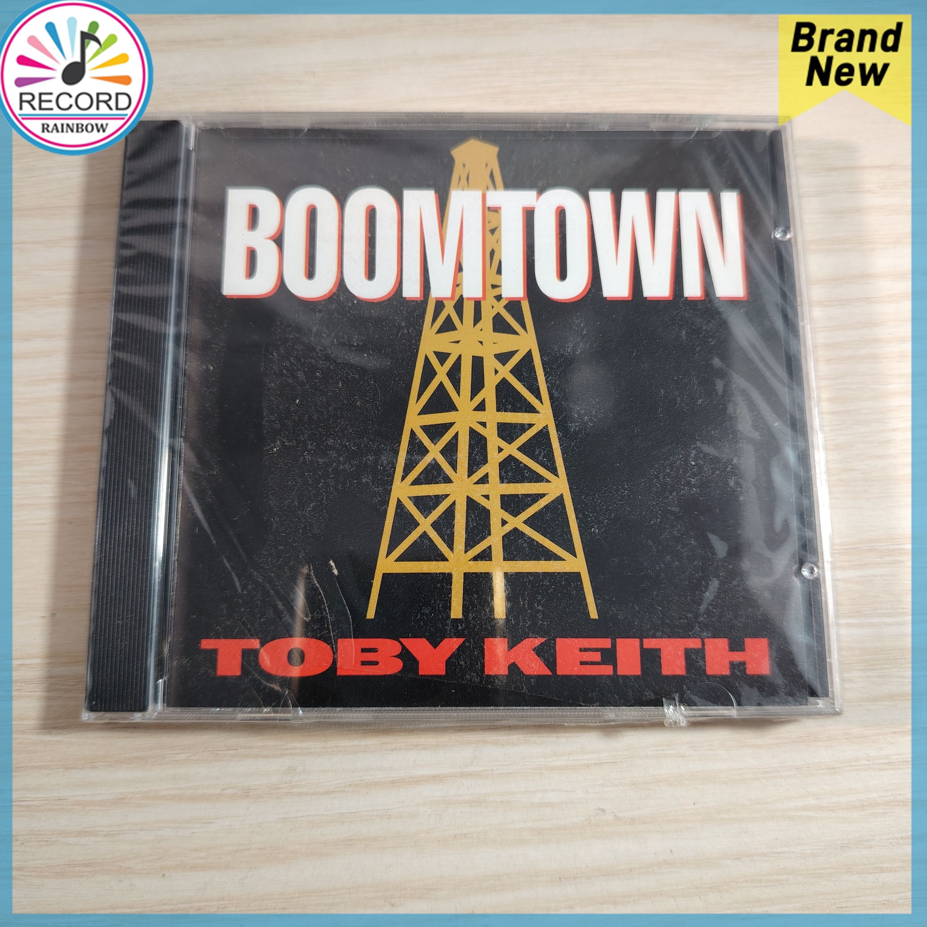 TobyKeithBoomtownCDнастоящийГерметичнаяупаковкасовершенноновый