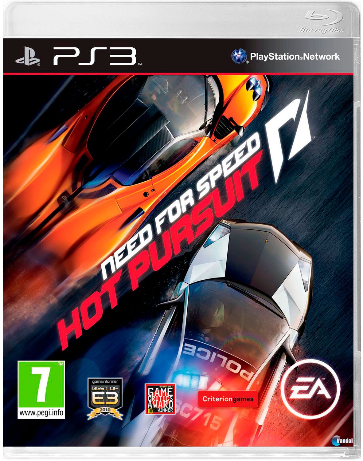 Игра Need for Speed: Hot Pursuit (PlayStation 3, Английская версия)