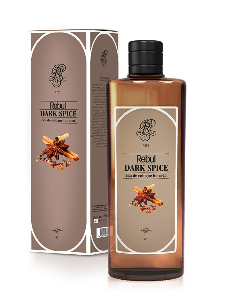 Одеколон турецкий с ароматом пряностей, "Rebul", Dark Spice, 250 мл. Турция