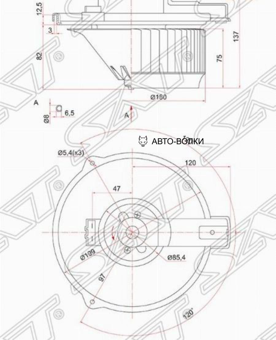 SAT Мотор отопителя салона Toyota Harrier XU10 9703 Aristo 9704 Highlander 0007 Kluger V 000