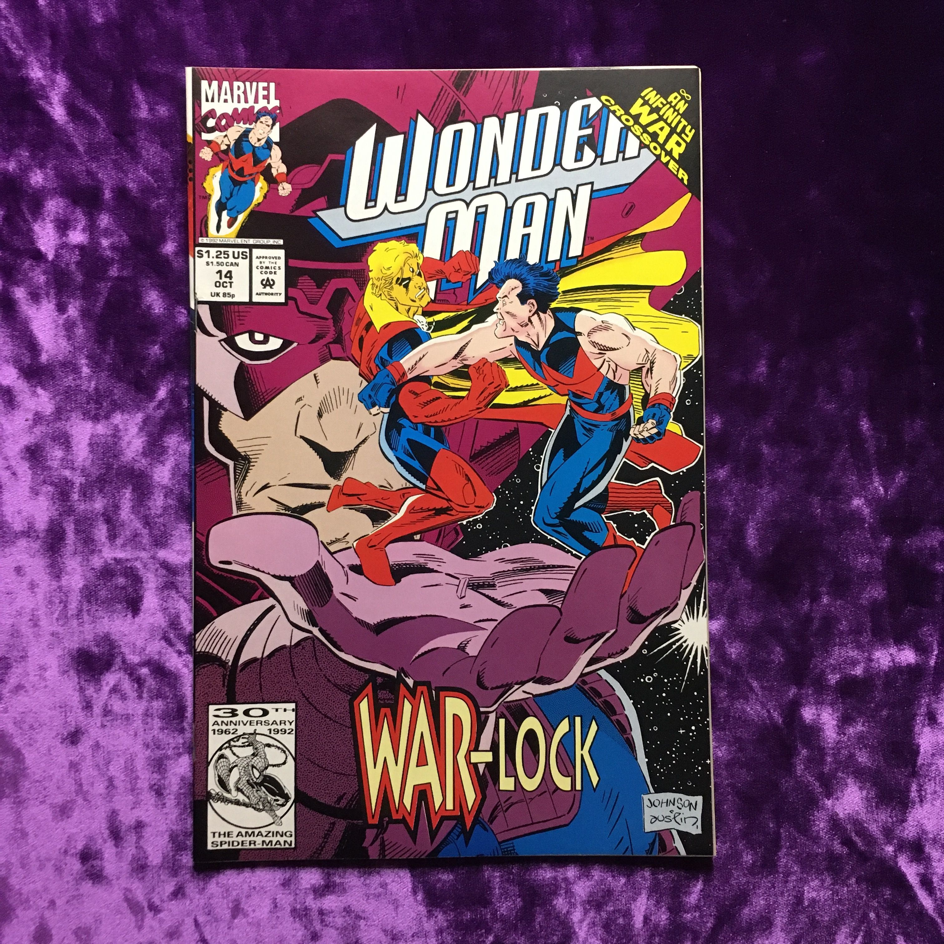 Wonder Man. Infinite Memory. Vol. 1 No 14 OCT 1992. Оригинальный комикс на английском языке