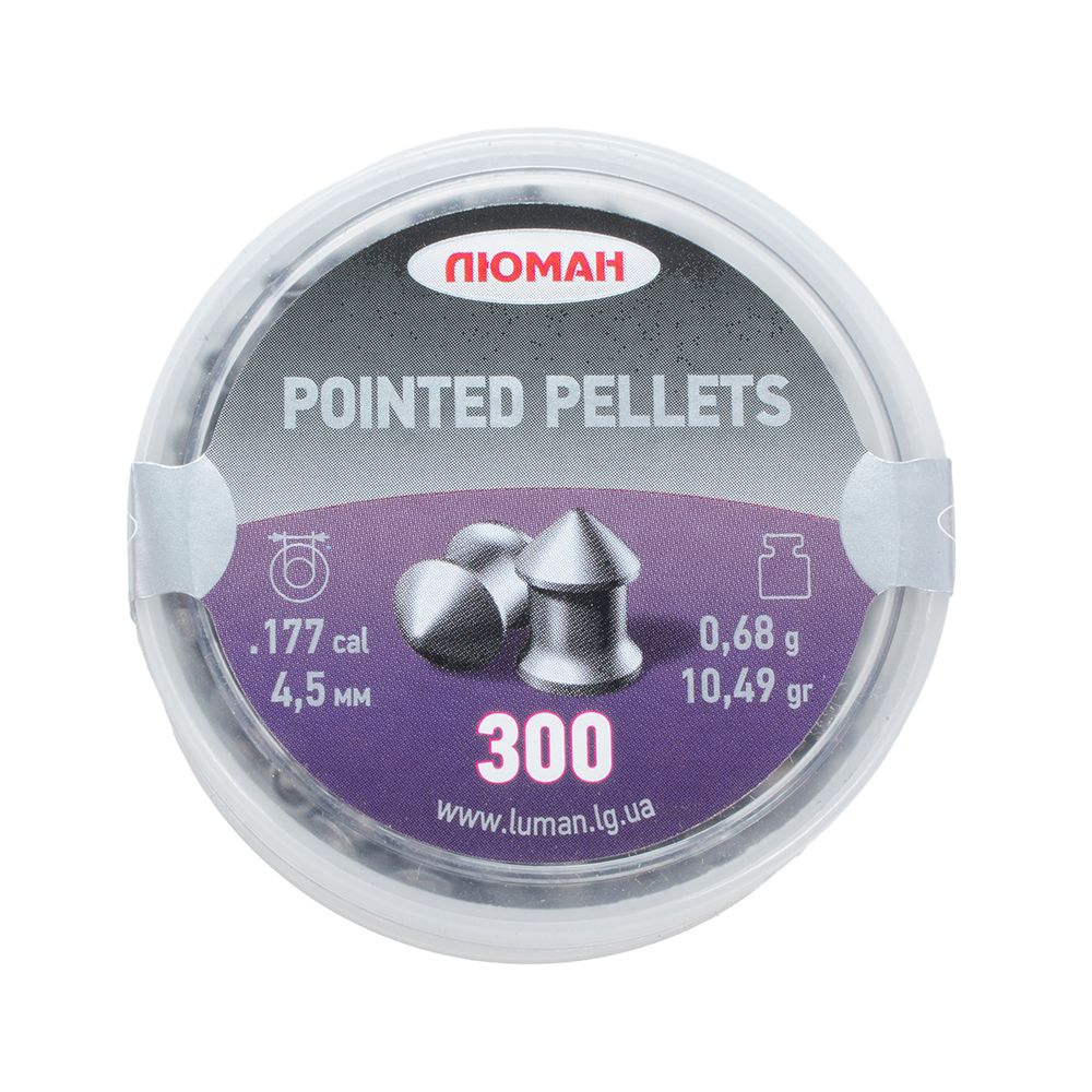 Пуля пневм. Pointed pellets, 0,68 г. 4,5 мм. (300 шт.), 00148280