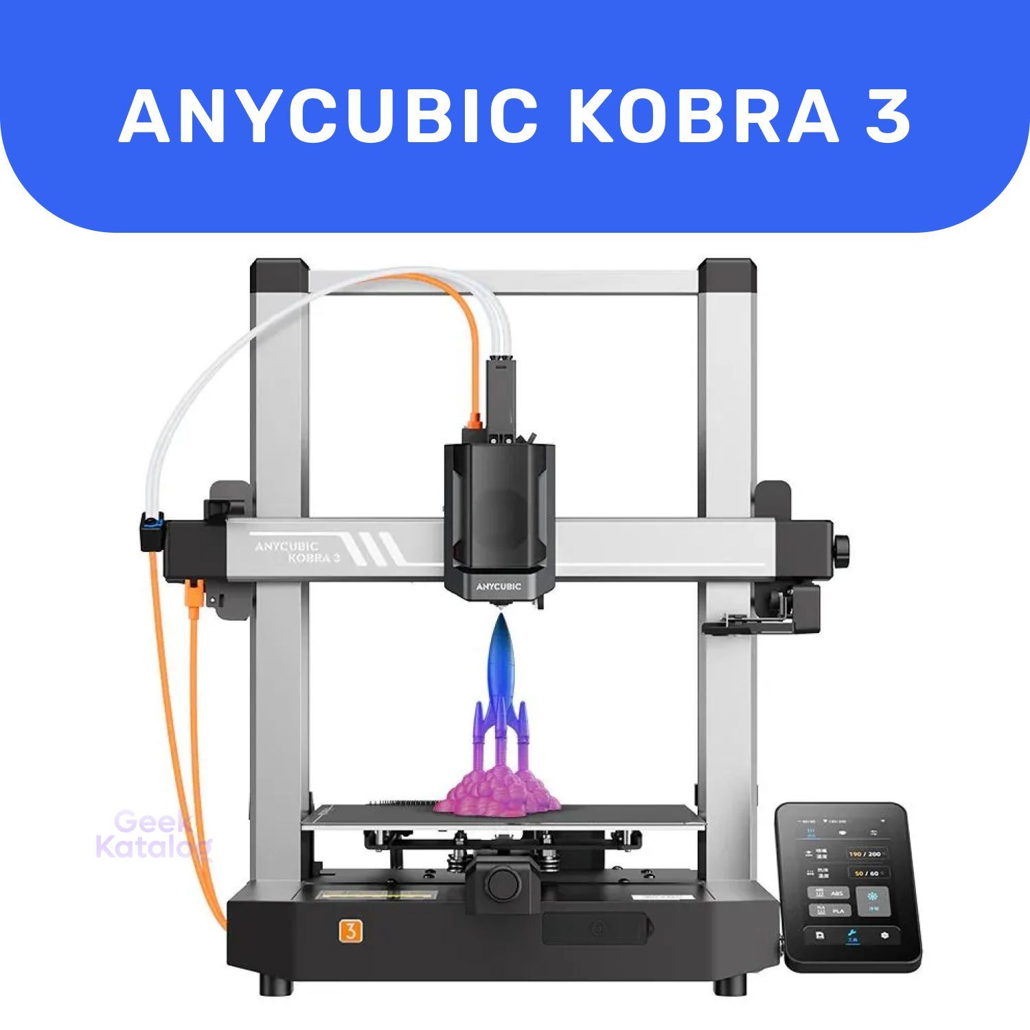 3д принтер Anycubic Kobra 3 FDM