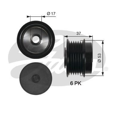 Муфта генератора OAP7015 (7789-10072) GATES OAP7015