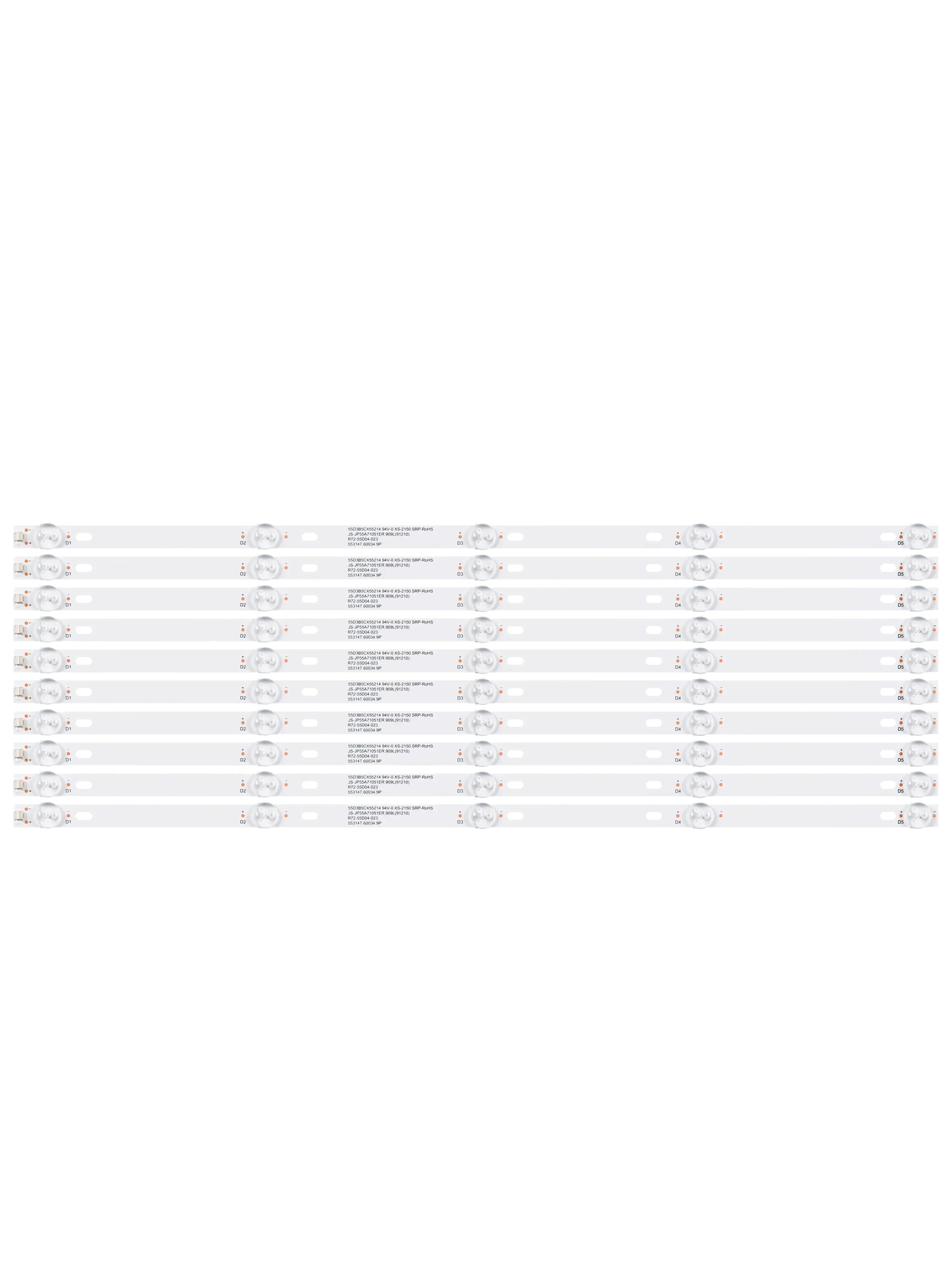 Подсветка JS-JP55A71051ER.909L (91210) MS-L3639 для ТВ VHiX-55U169MSY VHIX-55U169MSS VHIX-55U169TSY 55LU1204 NWX-55U169TSY NWX-55U169TSS HTY-55U11S-VD