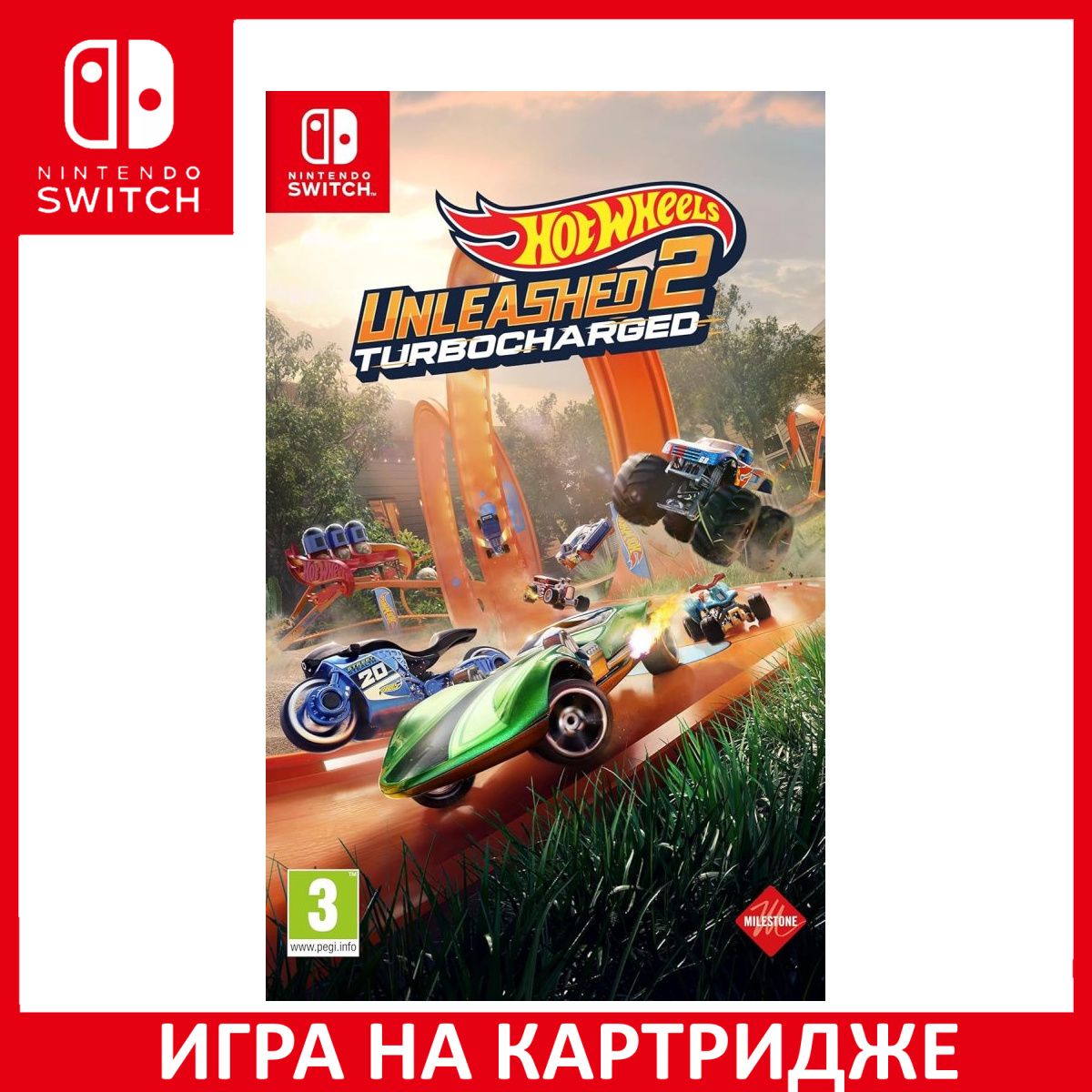 Игра Hot Wheels Unleashed 2 Turbocharged Switch Картридж на Nintendo Switch