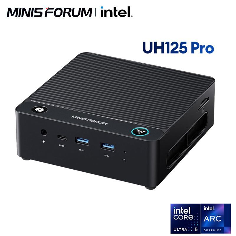 MINISFORUM Мини-ПК AA982 (Intel Core Ultra 5 125H, RAM 16 ГБ, SSD 512 ГБ, Intel Arc Graphics, Windows 11 Pro)