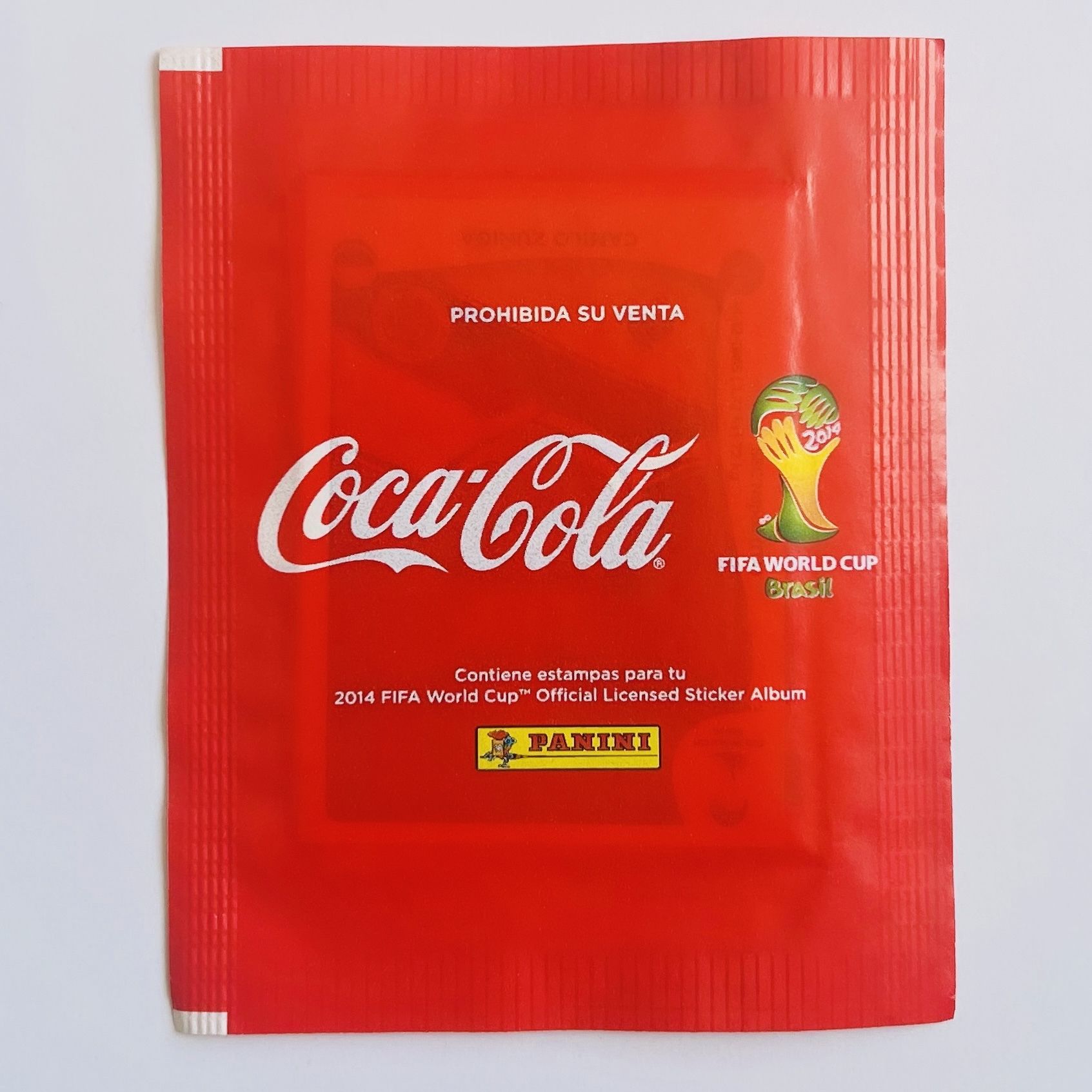 Panini FIFA World Cup 2014 Brasil Coca-Cola запечатанный пакетик