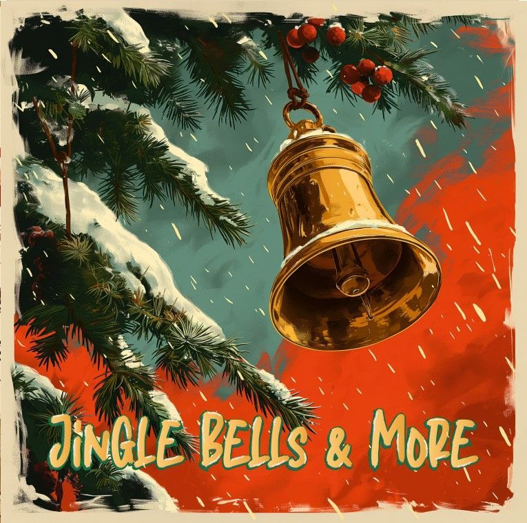 Новогодняя пластинка Jingle Bells & More.Черный винил. Новая виниловая пластинка, LP