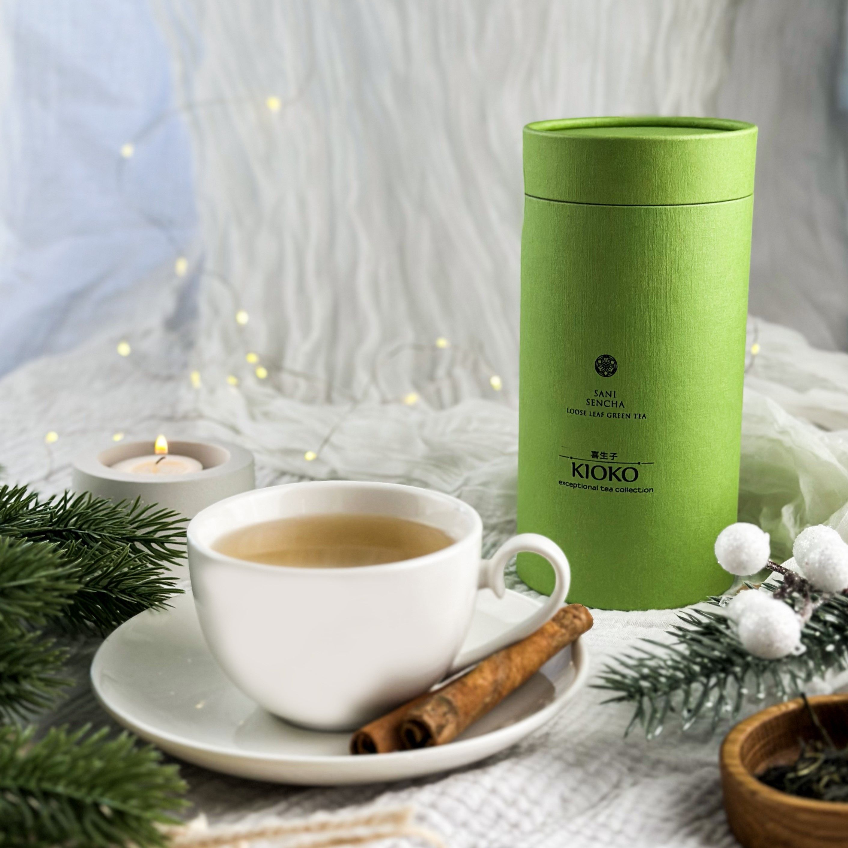 Зелёный листовой чай KIOKO Sani Sencha, Premium, 100 г, чай Сенча