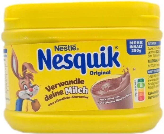 Какао-порошокNESQUIK280грамм,пластик