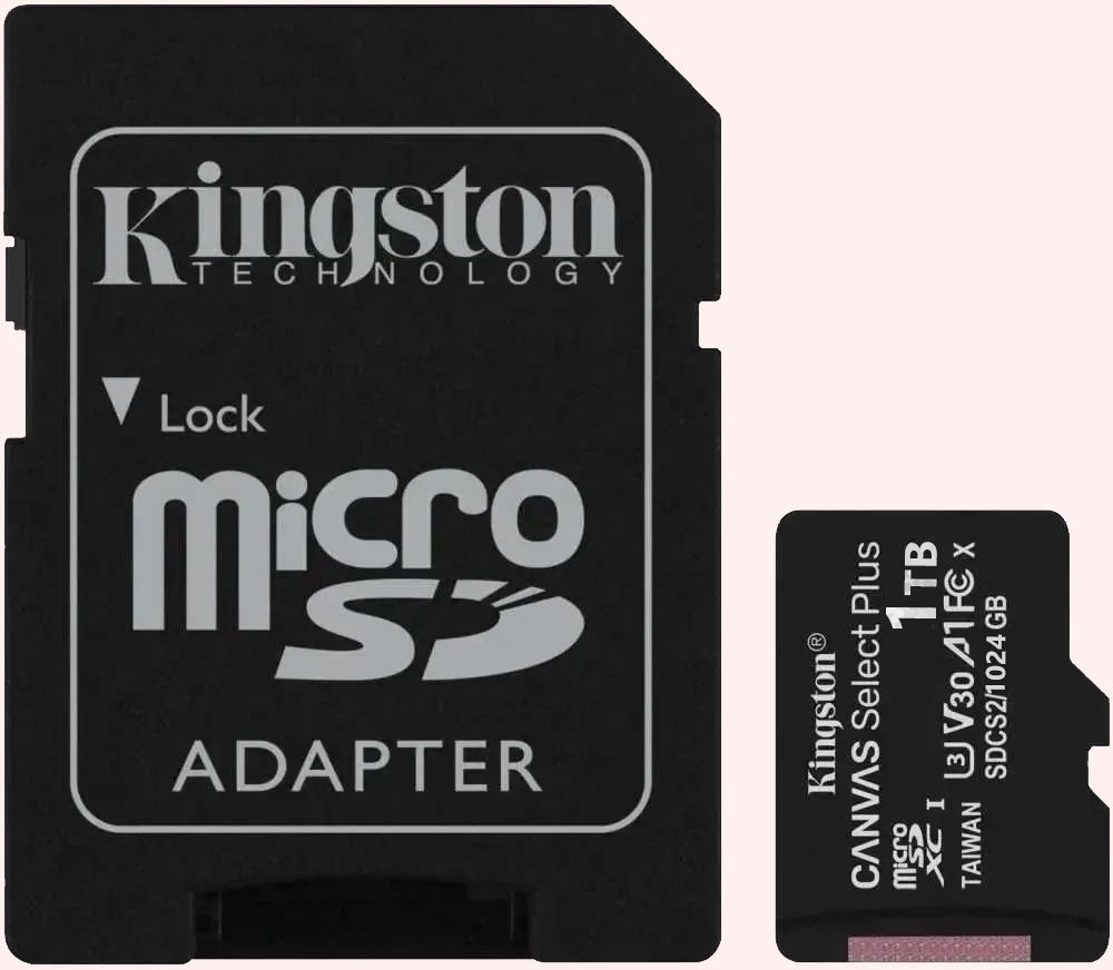 КартапамятиCanvasA1microSD1ТБ/microSDXCUHS-ICanvasSelect1ТБ/Картарасширенияпамяти1ТБ