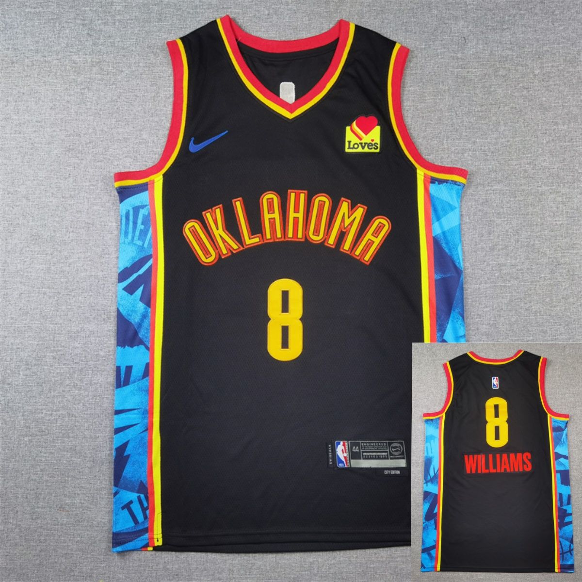 Форма баскетбольная NBA Jerseys Chet Holmgren #7 Oklahoma City Thunder Баскетбольный жилет спортивная рубашка