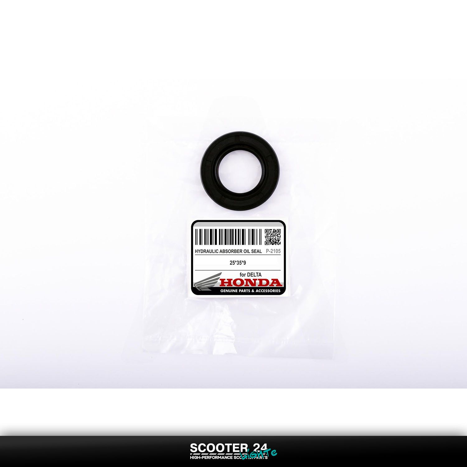 Сальник передней вилки на мопед Delta (25*35*9) "MPG" перьев Дельта