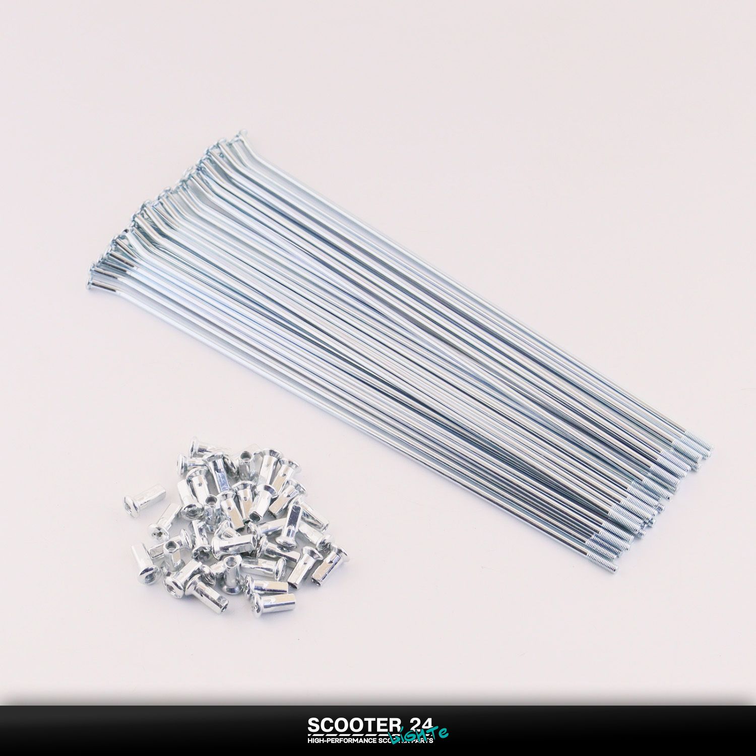 Комплект спиц на колесо мотоцикла Ирбис ТТР 250 / Irbis TTR250 (R21 d-3 4mm L-248mm) 32 штуки 21 радиус 248 мм