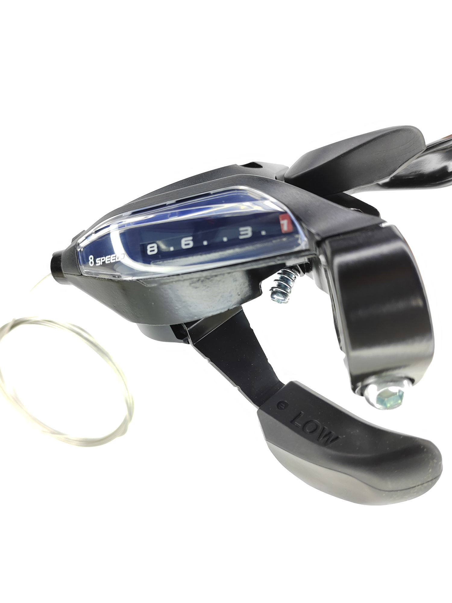 Shimano Шифтер ручка тормоза ST-EF500, 8 скоростей, под 2 пальца, под правую руку, трос 205 см, BOX — Каталог Ozon — фото 6