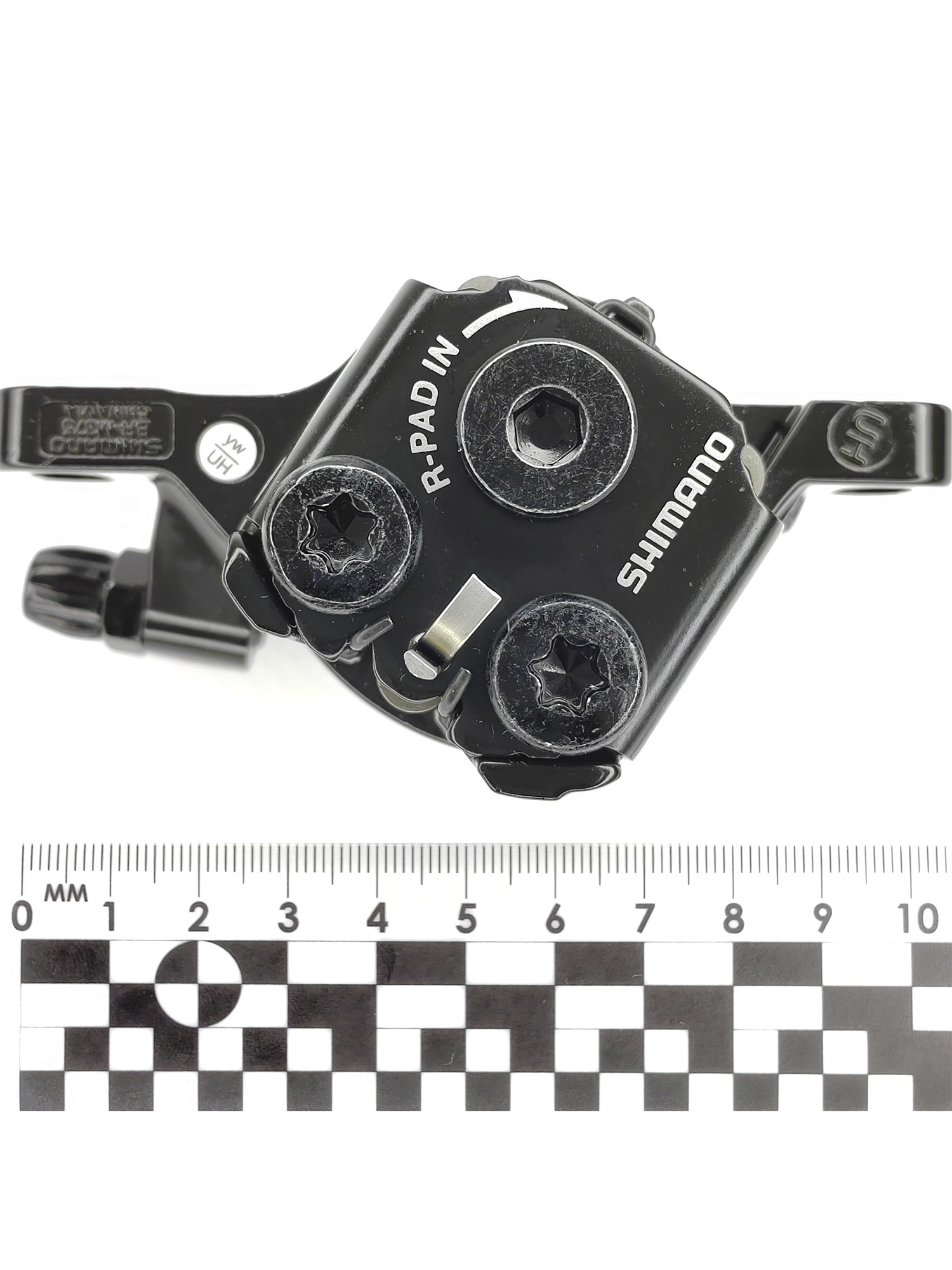 Shimano Тормоза для велосипедов BR-M375, с адаптером, болтами и колодками, R140/F160, черный — Товары для велоспорта — фото 7