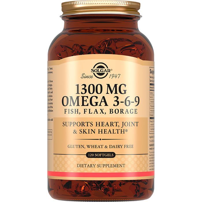 SolgarКомплексжирныхкислот1300Омега3-6-9капс.1776мг№120
