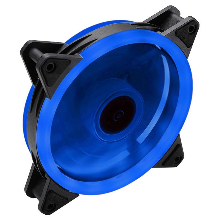 ВентиляторПК120мм4pinPWMСиняяподсветка