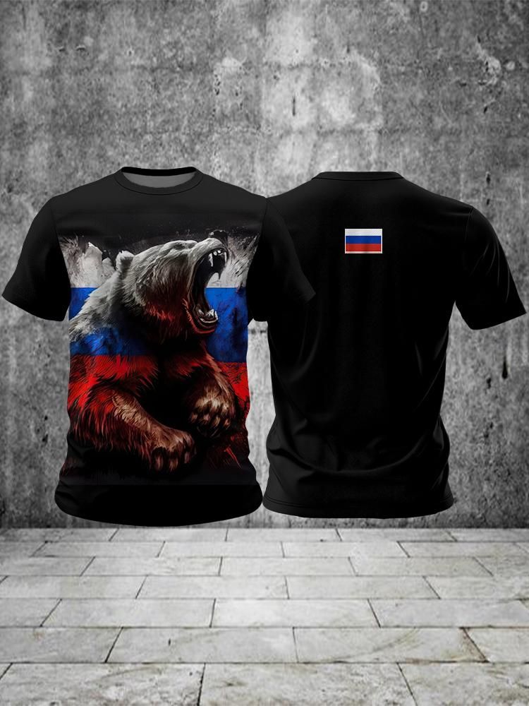 ФутболкаФутболкаснациональнойэмблемой
