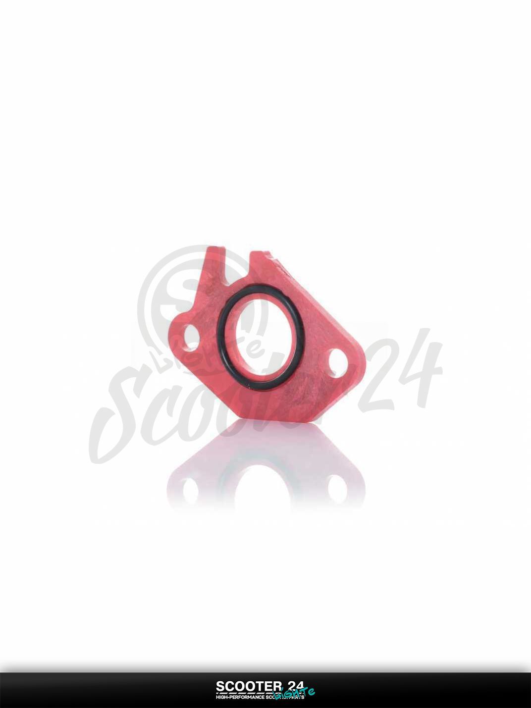 Прокладка карбюратора на скутер Honda DIO ZX / Хонда Дио ЗХ полиамид 160С +кольцо "SALO" (красная)