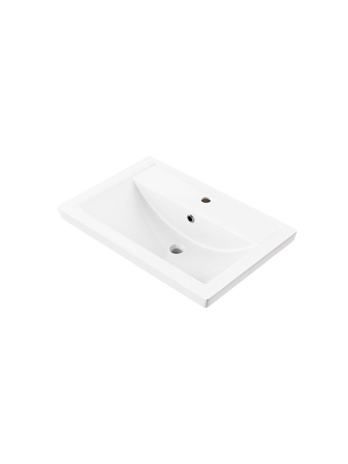 Фото товара на маркетплейсе ozon Раковина для ванной, на тумбу, 60 см, IDDIS, 4076000i28