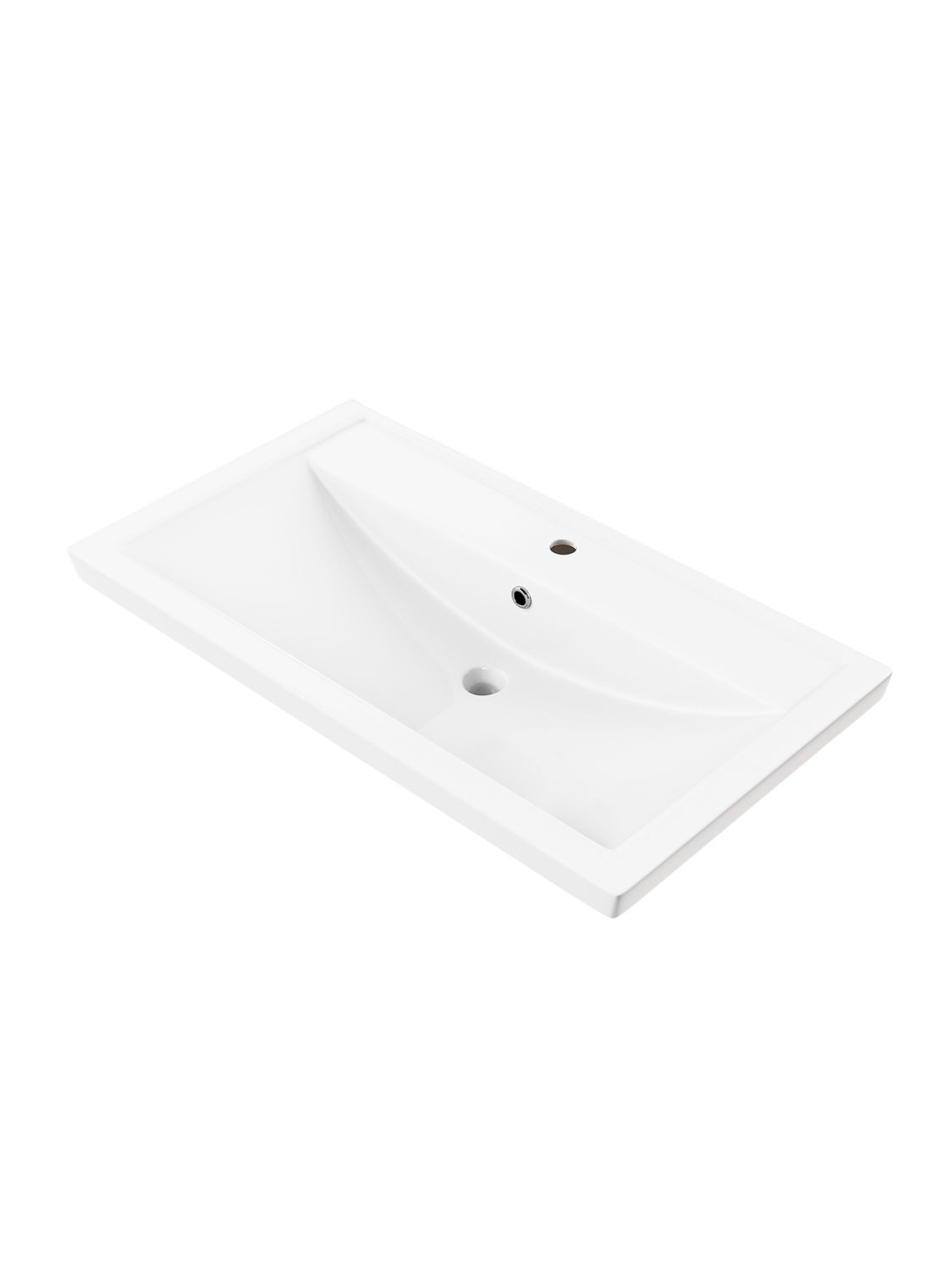 Фото товара на маркетплейсе ozon Раковина для ванной, на тумбу, 80 см, IDDIS, 4078000i28