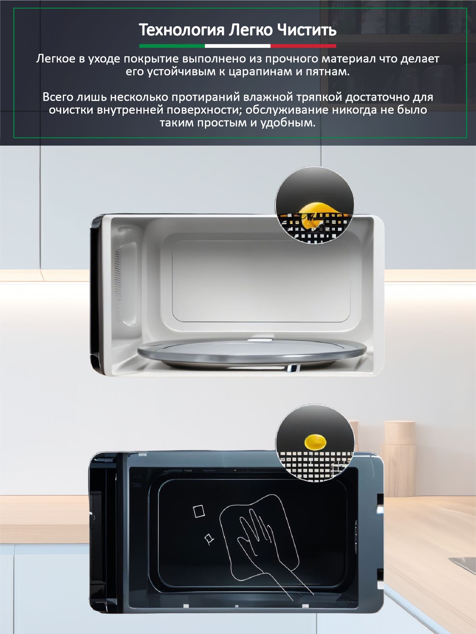 Микроволновка Ardo MEA20-W2 мощность 1050 Вт, 20 л, микроволновка с фу(图3)
