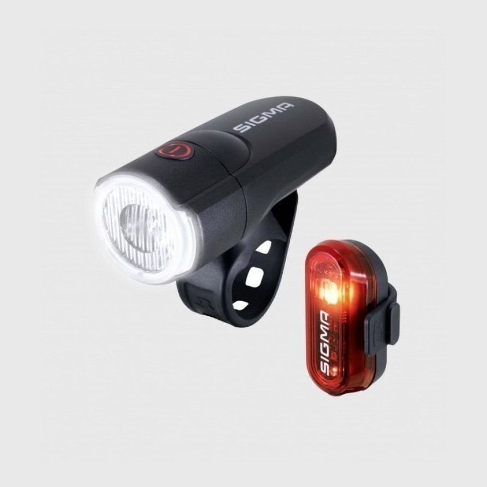 Комплект освещения SIGMA SPORT AURA 30/CURVE с батарейками #1