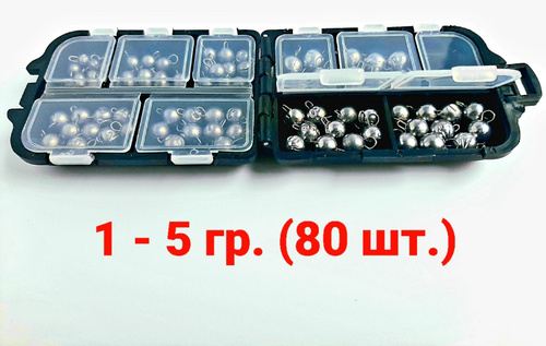 2180 отзывов на Набор грузил Чебурашка разборная для рыбалки 1-5 гр ...