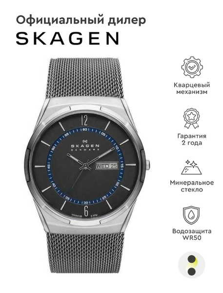 Мужские наручные часы Skagen Titanium SKW6078 - купить с доставкой по ...