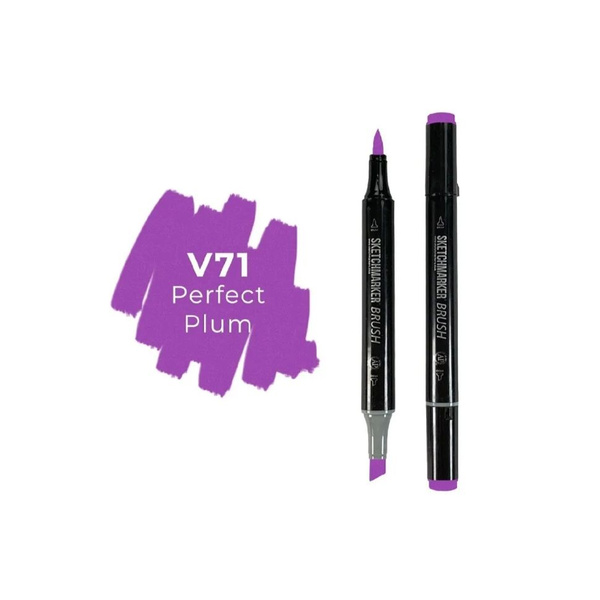 Маркер SKETCHMARKER Brush Pro спиртовой двусторонний с кистью цвет V71 ...