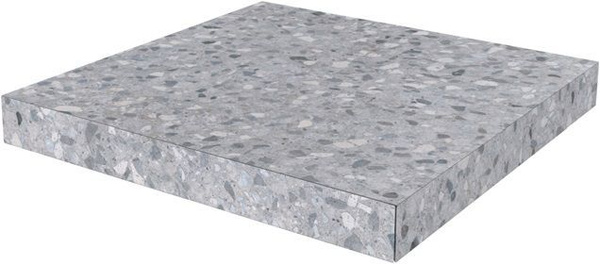 Ступень керамическая KERAMA MARAZZI Терраццо_1 33 см x 33 см, серый ...