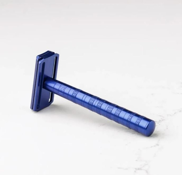 Т-образная бритва Henson Shaving AL13, синяя, Mild (HS-AL-SB-03-MLD-5 ...