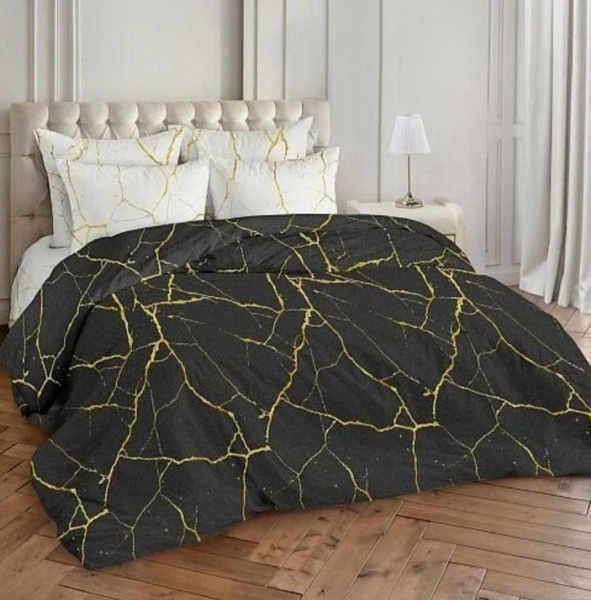 Простыня на резинке 90*190 из поплина., 90x190, черный купить по низкой ...