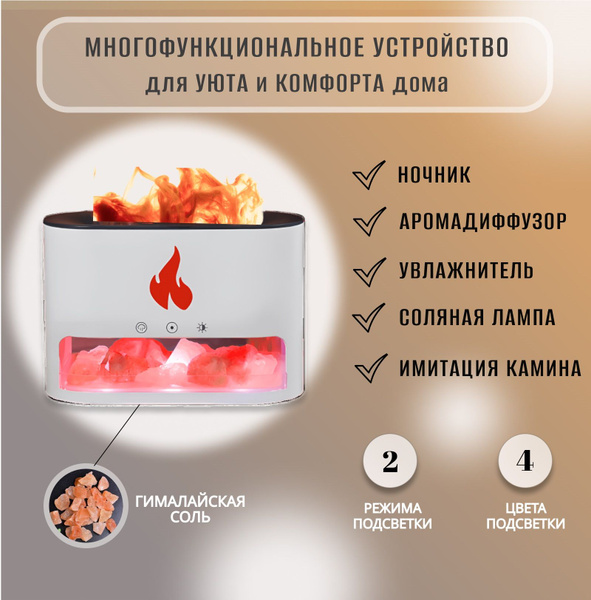Увлажнитель воздуха камин, белый - купить с доставкой по выгодным ценам ...