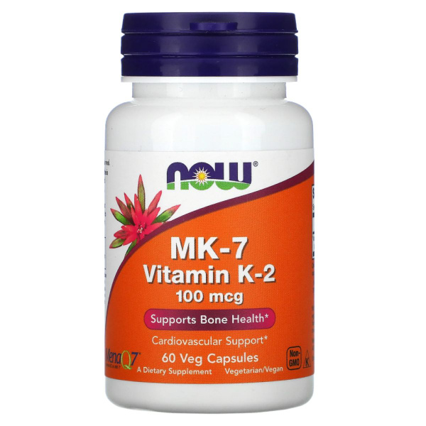 Vitamin K2 MK7 100 mcg, Витамин К2 МК7 100 мкг 60 капсул - купить с ...