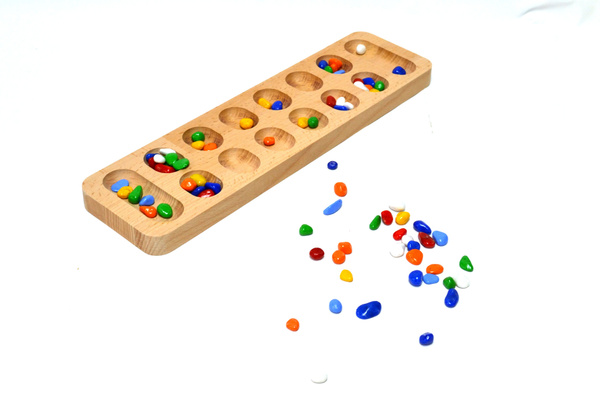 Настольная игра Манкала/Мастерская Туми-Иши/из дерева, логическая ...