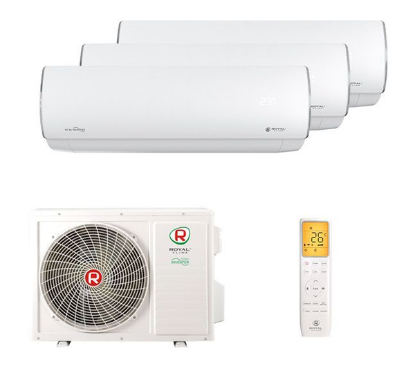 Мульти сплит-система на 3 комнаты ( 25+35+35 м2) Royal Clima Gamma ...