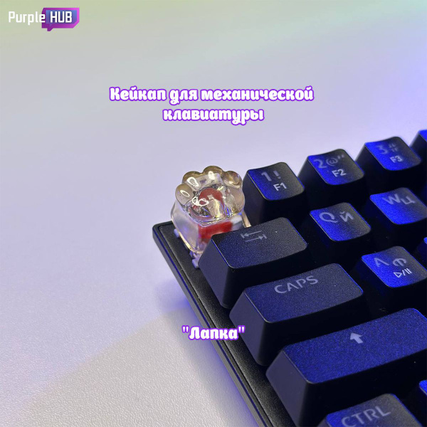 Комплектующие для клавиатур и мышейКейкап "Лапка" - купить по выгодным ...