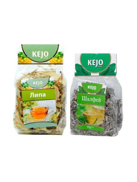 Чай KEJO foods Липа (50 г) Шалфей (60 г) - купить с доставкой по ...