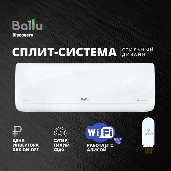 Сплит-система настенная Ballu BSVI-09HN8 inverter - купить по доступным ...