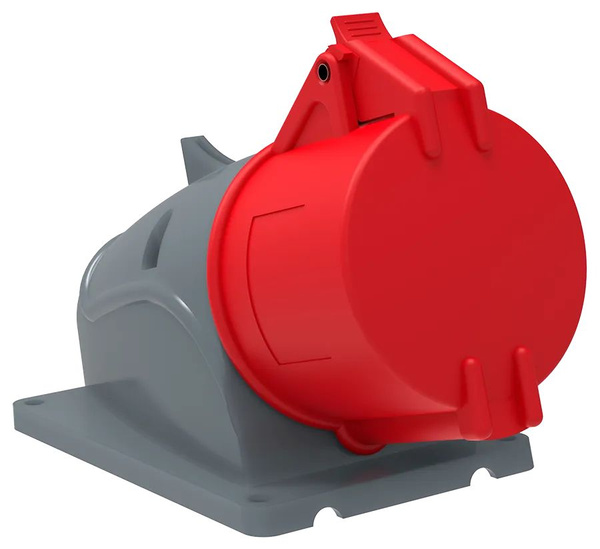 Розетка стационарная ССИ-125 32А-6ч/200/346-240/415В 3Р+РЕ+N IP44 ...